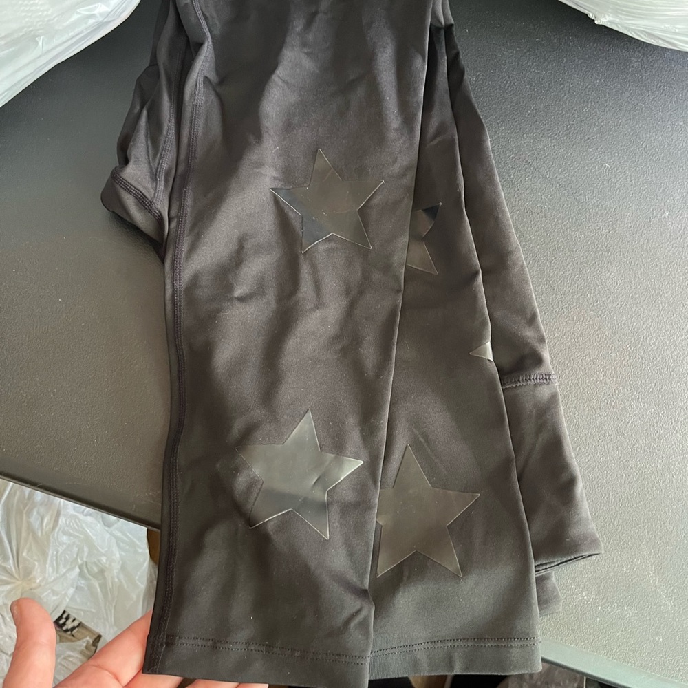 Calvin Klein Star Yoga Leggings Medium Black